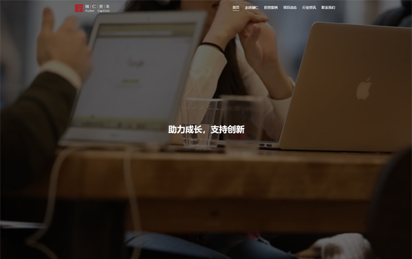 辅仁资本高端设计网站案例